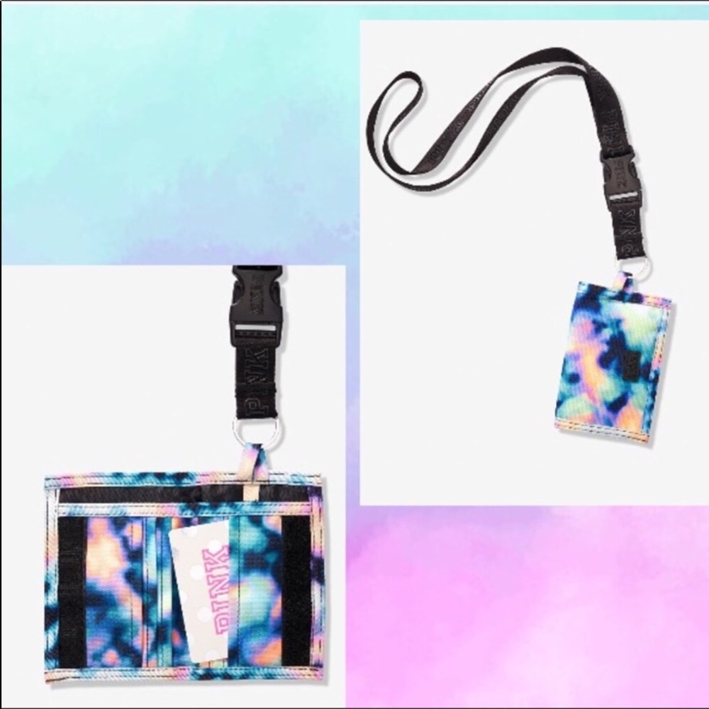 💜VS-PINK🦄Mesh Picket Lanyard🌈NWT/NIP💖